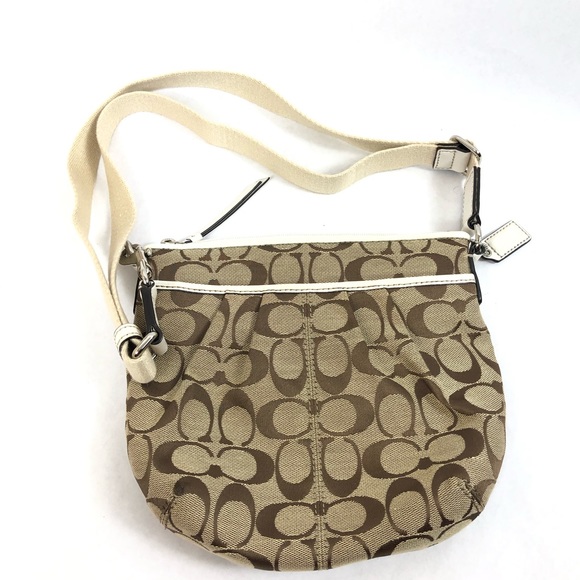 Coach Crossbody Signature Fabric Adjustable Strap - Picture 1 of 10